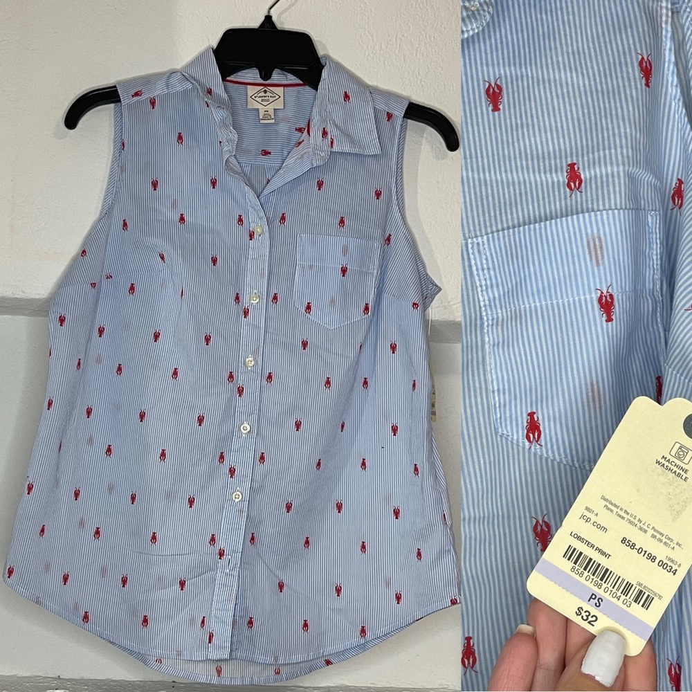 Lovely Lobster blouse